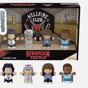 NWB Stranger Things - Hellfire Club Fisher-Price Little People Collector Set